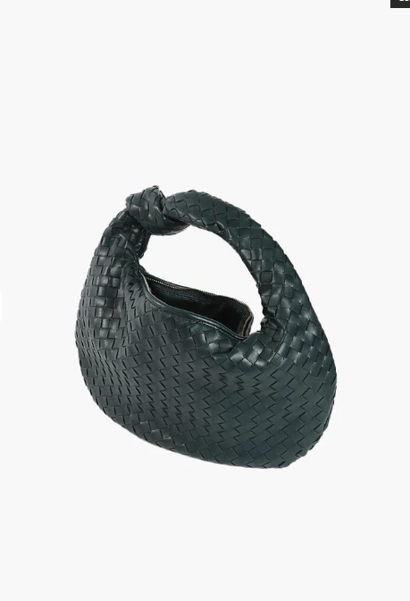Medium Knotted Handle Woven Bag