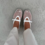 Adjustable Strap Ballet Flats
