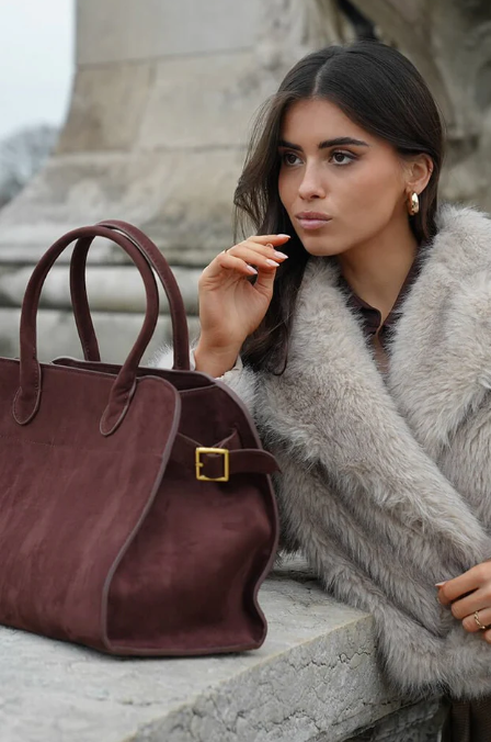 Large Textured Shopper Tote