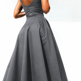 Women's Boat Neck Midi Dress