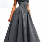 Women's Boat Neck Midi Dress