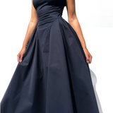 Women's Pleated Midi Dress