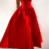 Women's Boat Neck Midi Dress