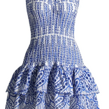 Women's Shirred Mini Dress