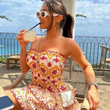 Women's Shirred Mini Dress