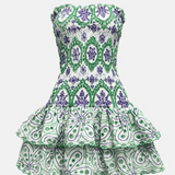 Women's Shirred Mini Dress