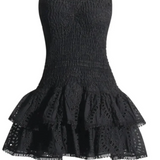 Women's Shirred Mini Dress