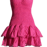 Women's Shirred Mini Dress