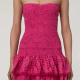 Women's Shirred Mini Dress
