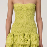 Women's Shirred Mini Dress