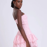 Women's Shirred Mini Dress