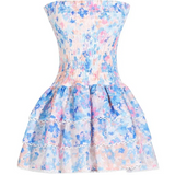 Women's Shirred Mini Dress