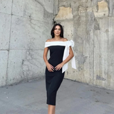 Women's Sash Detail Midi Dress