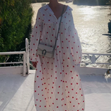 Women's Balloon Sleeve Maxi Dress