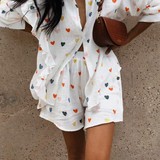 Women's Ruffle Two-Piece Set