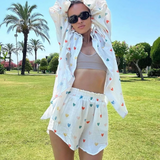 Women's Ruffle Two-Piece Set