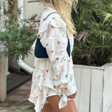 Women's Ruffled Shirt Set