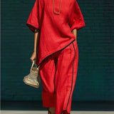 Anila Cropped Pant Set