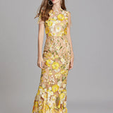 Floral Detail Midi Dress