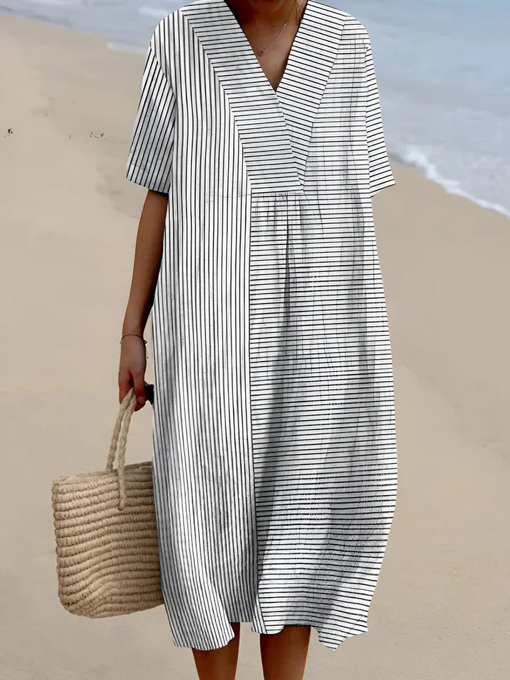 Women's Geometric Maxi Dress