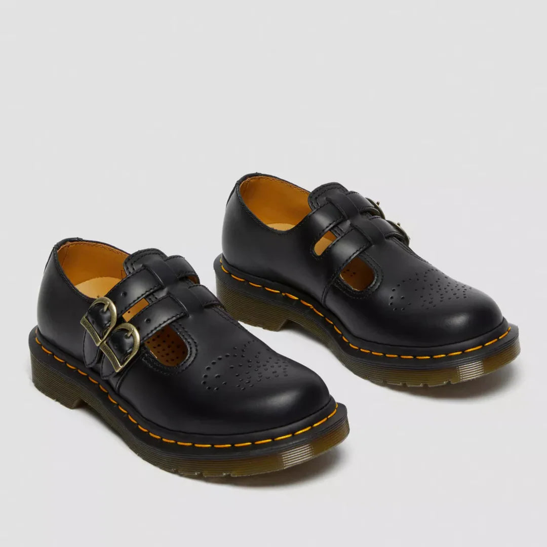 Double Buckle Mary Jane Flats