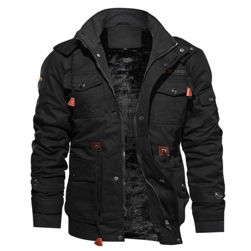 Multi-Pocket Waterproof Winter Jacket