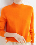 Mock Neck Knit Pullover