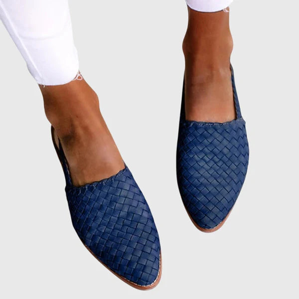 Woven Orthopaedic Slingback Flats
