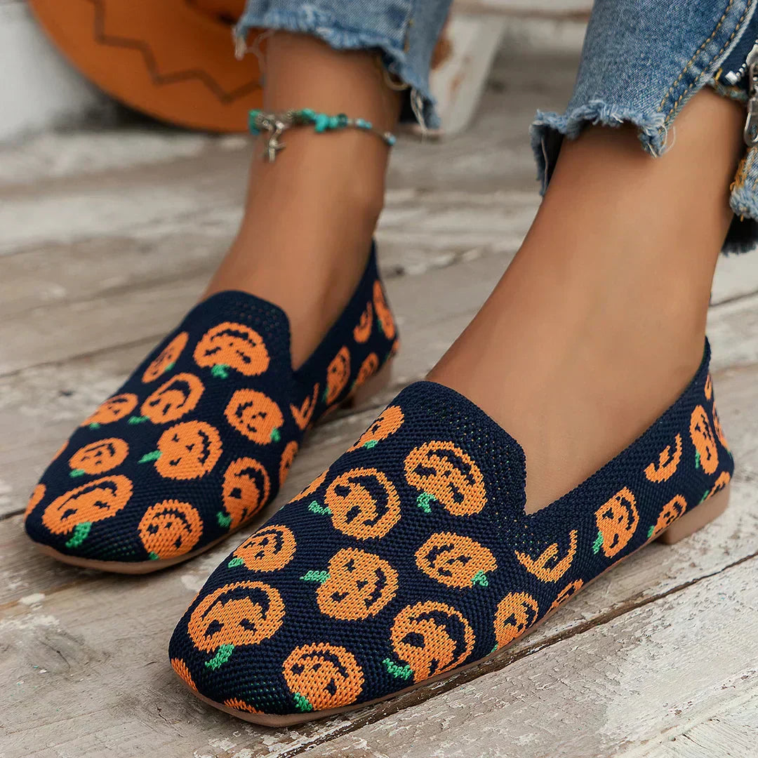 Orthopedic Knit Slip-On Flats