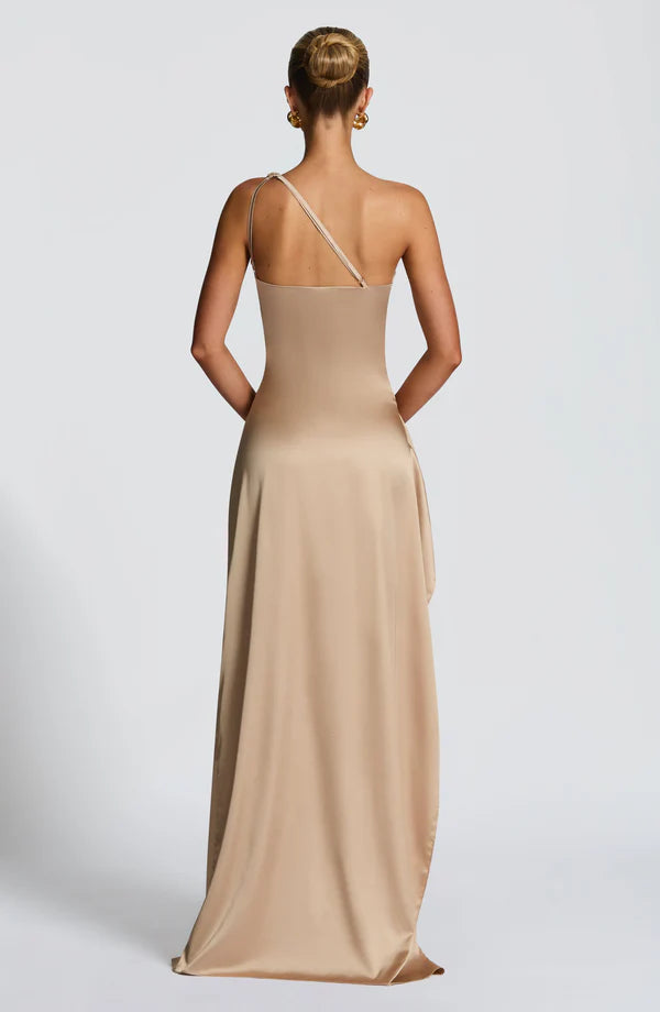 One-Shoulder Maxi Dress
