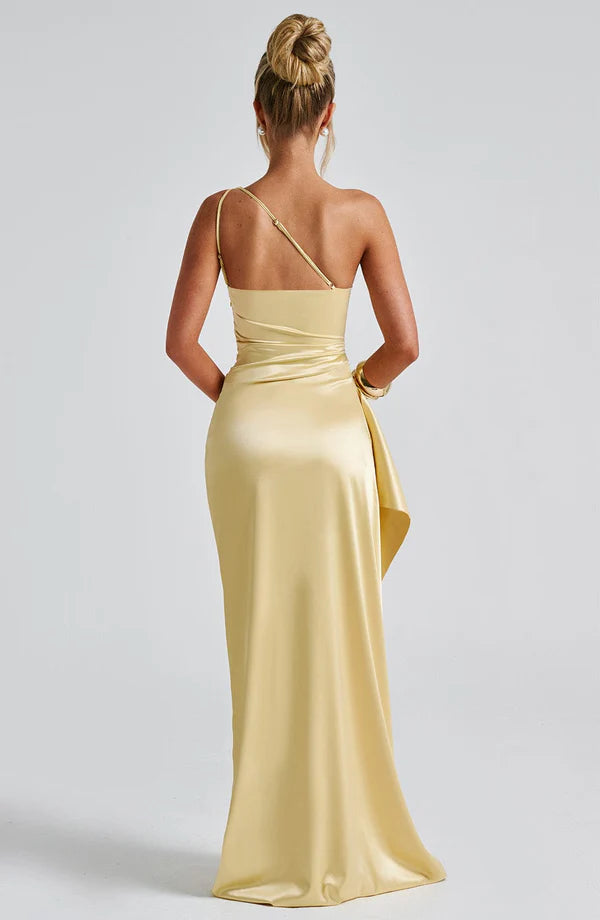 One-Shoulder Maxi Dress