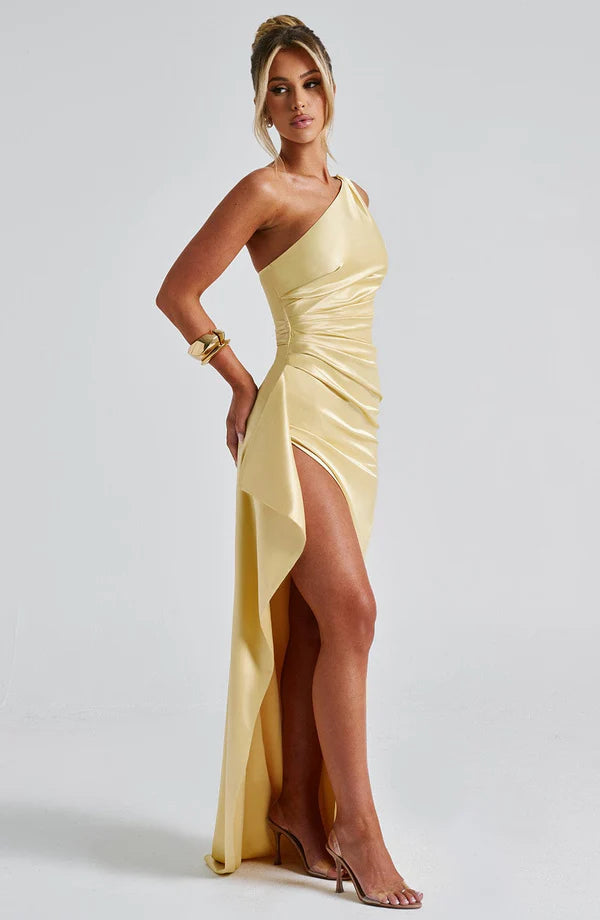 One-Shoulder Maxi Dress