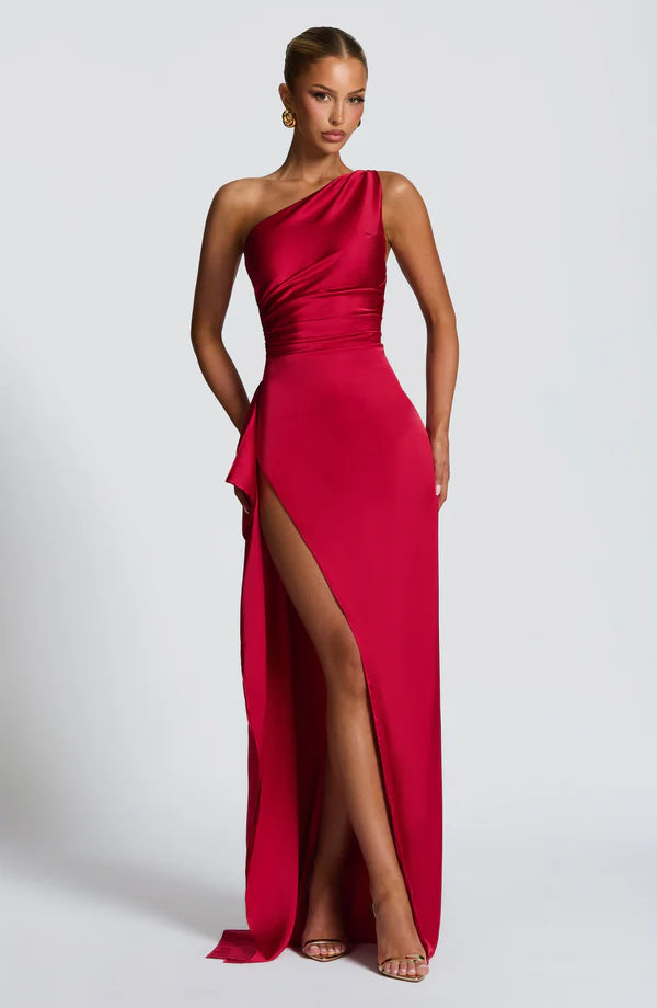 One-Shoulder Maxi Dress