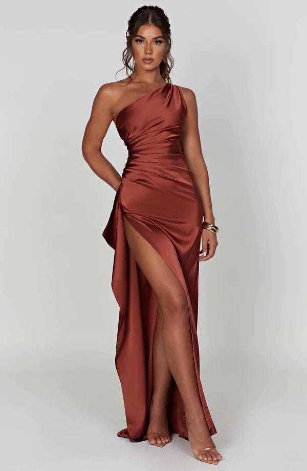 One-Shoulder Maxi Dress