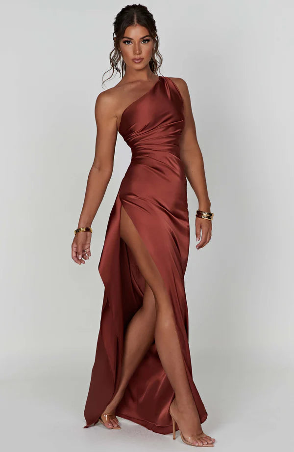 One-Shoulder Maxi Dress