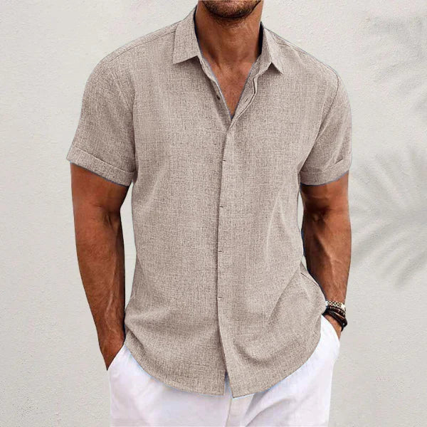 Men's Short Sleeve Button Up Shirt