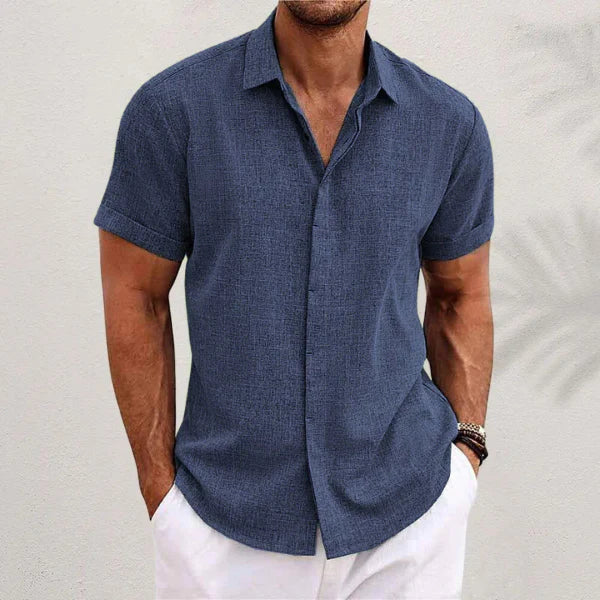 Men's Short Sleeve Button Up Shirt
