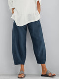 Relaxed Cropped Trousers