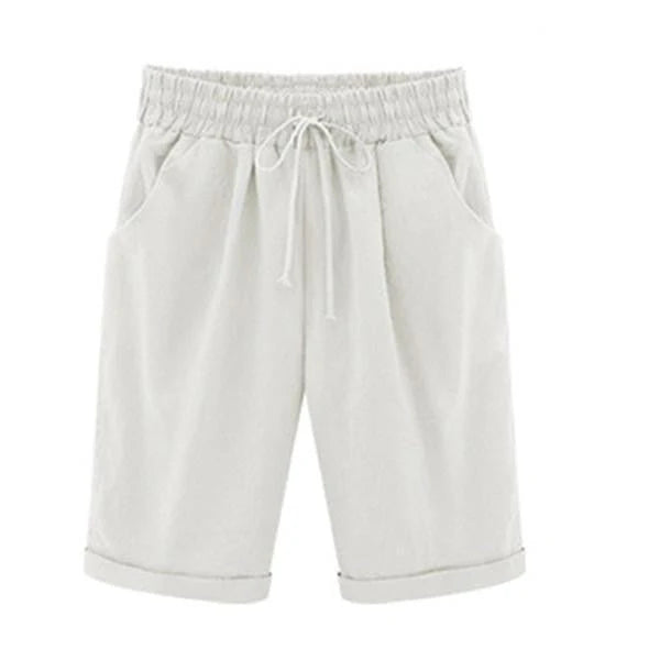 Elastic-Waist Drawstring Shorts