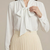 Pleated High-Waist Midi Skirt with Elegant A-Line Silhouette