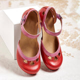 Women's Buckled Block Sandals
