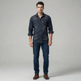 Denim Button-Up