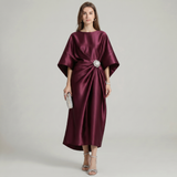 Ubelia Luxe Satin Maxi Dress