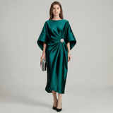 Ubelia Luxe Satin Maxi Dress