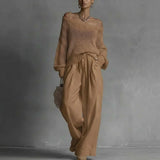 Women's Off-Shoulder Trouser Set