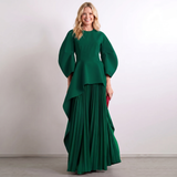 Oversized Long Sleeve Abaya Maxi Dress