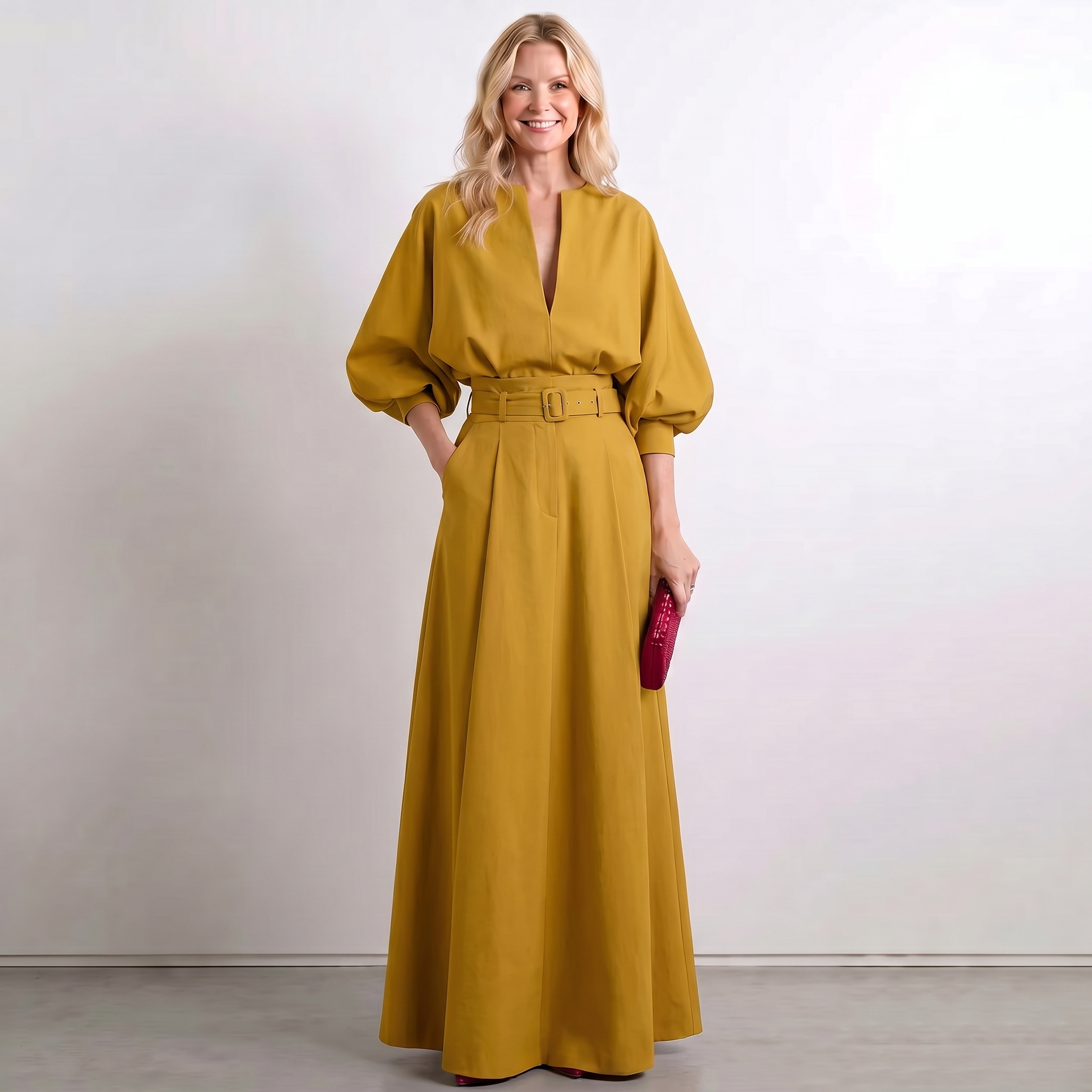 yellow short sleeve maxi dress Women's Can't Be Outdone Maxi Dress, Yellow