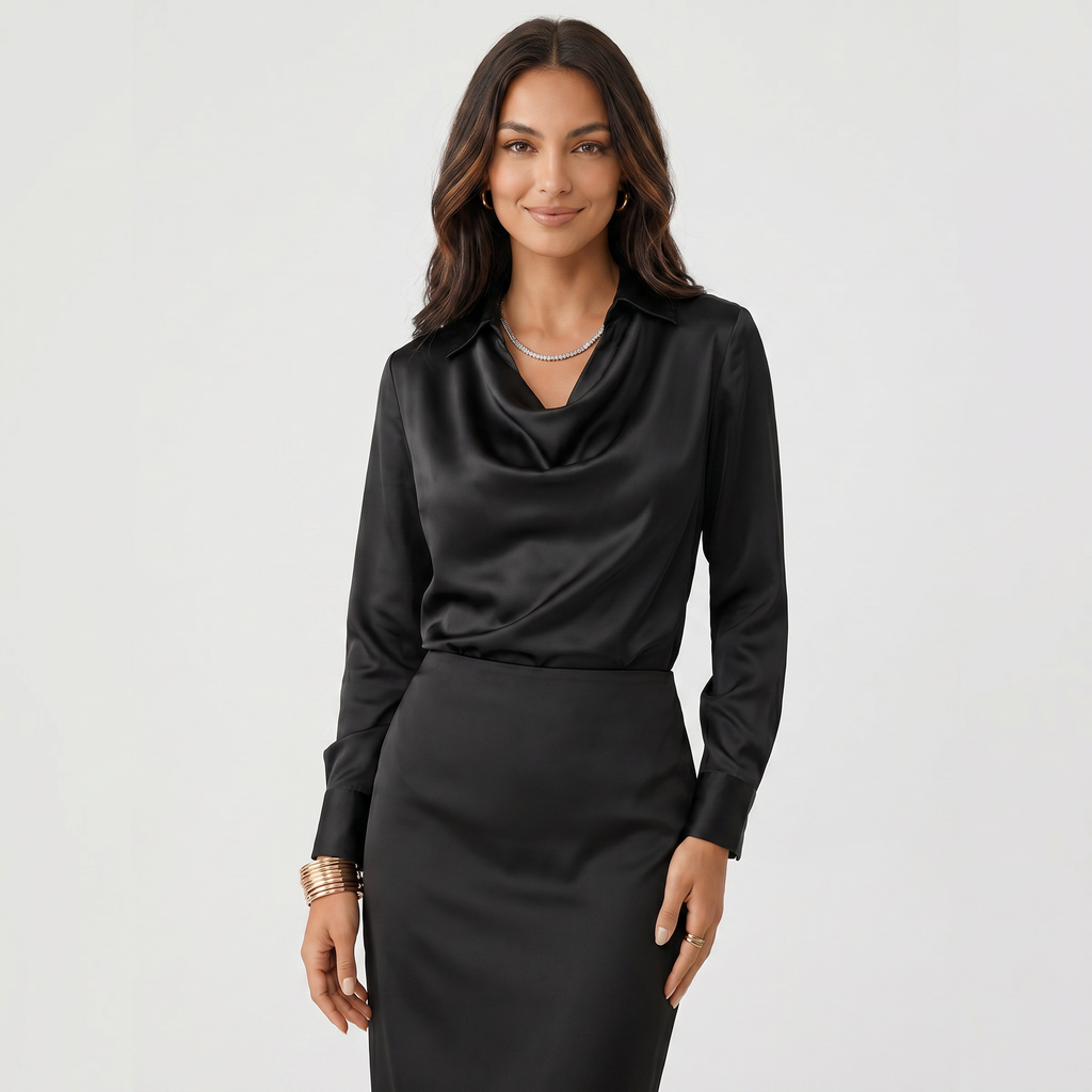 Cowl Collar Blouse