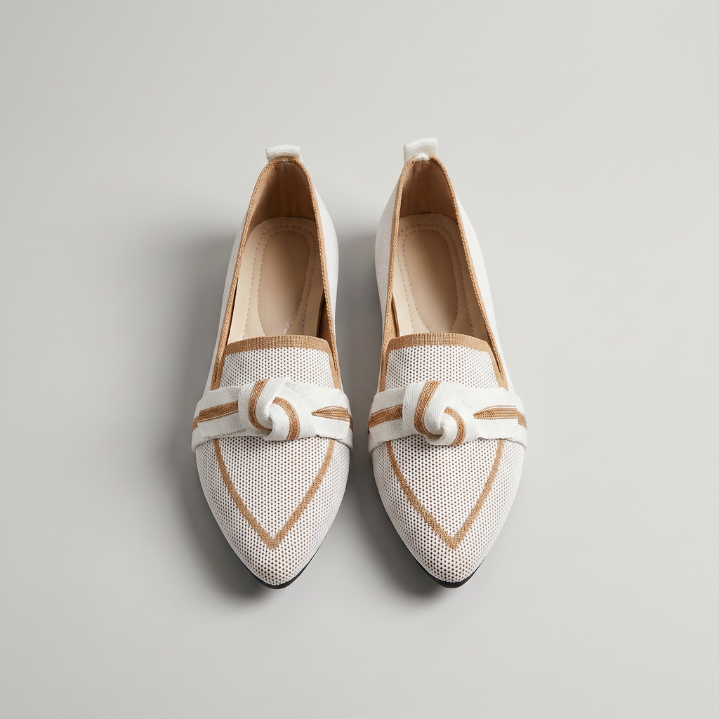 Maricela Pointed Toe Bow Loafer