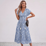 Amalia Floral Tassel Tie Maxi Dress
